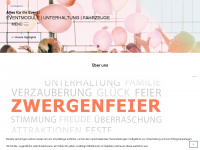 zwergenfeier.com Webseite Vorschau