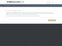 websuccess.ch Webseite Vorschau