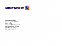 draht-kircher.de Webseite Vorschau