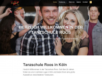 tanzschule-roos.de Webseite Vorschau