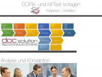 docsolution.de Webseite Vorschau