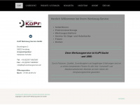 kopf-werkzeugservice.de Webseite Vorschau