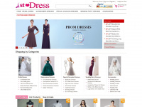 1st-dress.com Webseite Vorschau