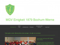 mgv-einigkeit.de Webseite Vorschau