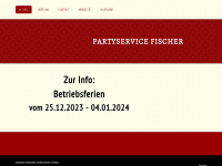 fischer-partyservice.de Webseite Vorschau