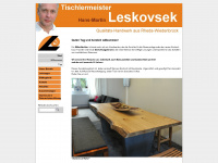 tischlerei-leskovsek.de Webseite Vorschau