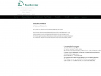 saenen-zaunbrecher.de Webseite Vorschau