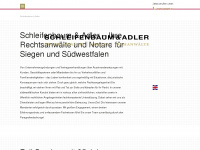 schleifenbaum-adler.de Webseite Vorschau