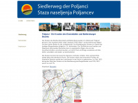 siedlerweg-poljanci.at Webseite Vorschau