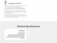 waeschepflegemuseum.at Webseite Vorschau