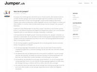 jumper.ch Webseite Vorschau