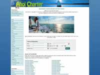 ahoi-charter.com Webseite Vorschau