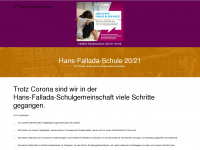 hans-fallada-schule.de Webseite Vorschau