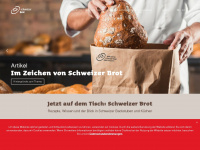 schweizerbrot.ch Webseite Vorschau