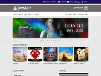 avatar-music.com Webseite Vorschau