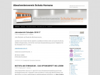 scholahornana.wordpress.com Webseite Vorschau