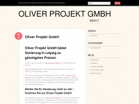 oliverprojektgmbh.wordpress.com Webseite Vorschau