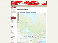 ontario-weather.net Webseite Vorschau