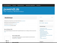 puwendt.de Webseite Vorschau