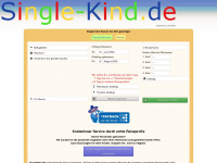 single-kind.de Webseite Vorschau