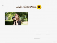 juliemalmstroem.com Webseite Vorschau