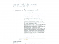psychologieticker.wordpress.com Webseite Vorschau