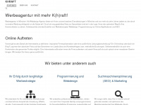 khraft.de Webseite Vorschau