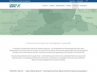 cross-data.eu Webseite Vorschau