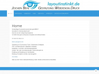 layoutinstinkt.de Webseite Vorschau