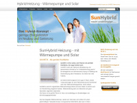sunhybrid.eu Webseite Vorschau