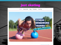just-skating.com Webseite Vorschau