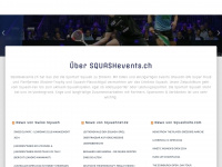 squashevents.ch Webseite Vorschau