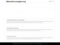 alternativeenergien.org Webseite Vorschau