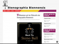 stenographia.ch Webseite Vorschau