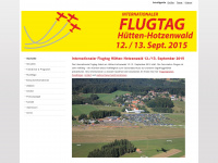 flugtag-huetten.de Webseite Vorschau