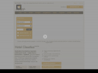 claudiushotel.hu Webseite Vorschau
