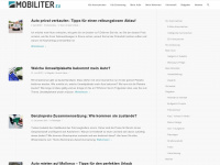 mobiliter.eu Webseite Vorschau