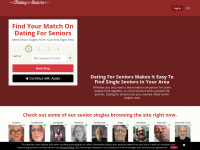 datingforseniors.com Webseite Vorschau