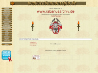 rabanusarchiv.de Webseite Vorschau