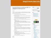cloud-client.info Webseite Vorschau
