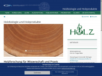 holz.uni-goettingen.de Webseite Vorschau