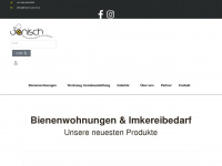 bienen-janisch.at Webseite Vorschau