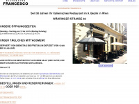 ristorante-francesco.com Webseite Vorschau