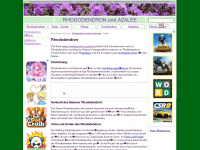 rhododendron-azalee.de Webseite Vorschau