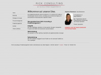 rick-consulting.ch Webseite Vorschau