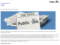 publicink.at Webseite Vorschau