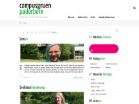 campusgruen-pb.de Webseite Vorschau