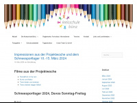 schule-buenz.ch Webseite Vorschau
