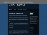 diwatauchclub.blogspot.com Webseite Vorschau