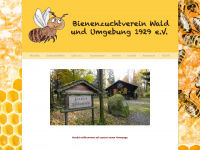 bienenzuchtverein-wald.de Webseite Vorschau